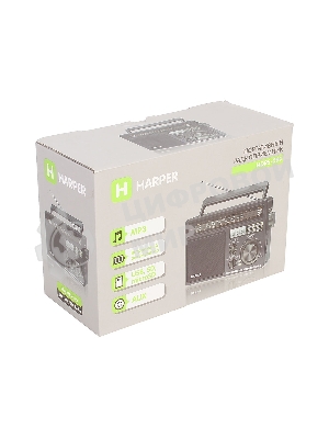 Радиоприемник Harper HDRS-099 (Дисплей; USB; SD карта; радио)