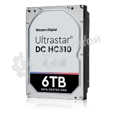 Жесткий диск Western Digital HGST SAS 3.0 6Tb 0B36047 HUS726T6TAL5204 Ultrastar 7K6 (7200rpm) 256Mb 3.5