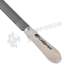Напильник Сибртех, 200 мм, полукруглый, деревянная ручка
