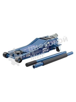 Домкрат гидравлический подкатной Stels 51136, быстрый подъем 3т low profile quick lift 75-515 мм про