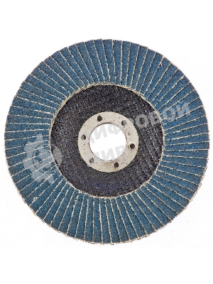 Круг лепестковый торцевой КЛТ-1, ZK10XW (цирконий), зерн. 25Н(P60), 125 х 22,2 мм, (БАЗ) Россия