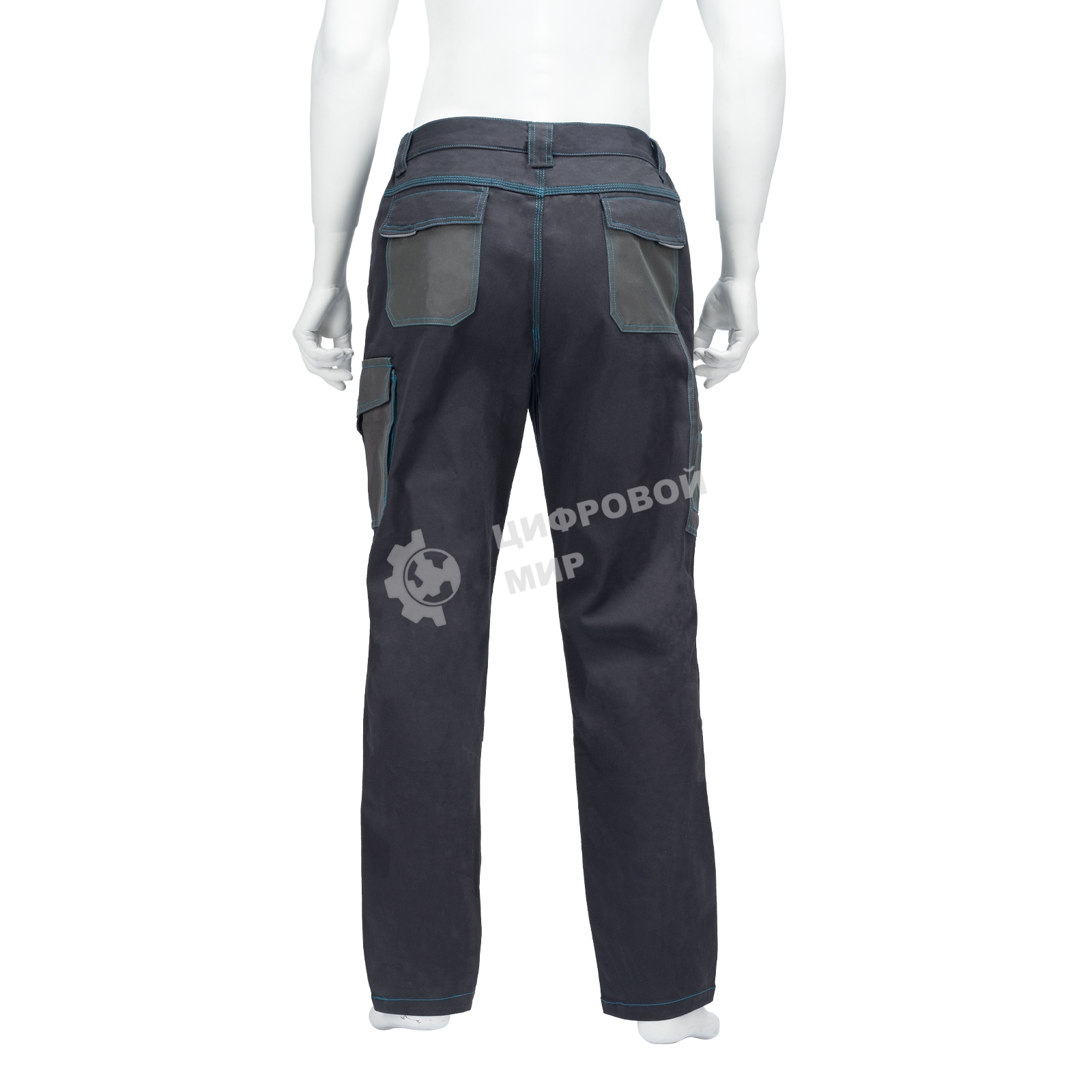 Брюки профессиональные рабочие, 97% хлопок 3% спандекс, L Gross
