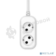 Сетевой удлинитель Buro BU-PSL2.5/W 5м (2 розетки) белый (пакет ПЭ)
