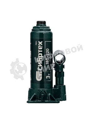 Домкрат гидравлический Сибртех бутылочный, 3т, 180-320 мм, в пластиковом кейсе