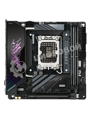 Материнская плата Gigabyte Z890I AORUS ULTRA, LGA 1851, Intel Z890, 2xDDR5, 2xSATA, 2xM.2, 1xPCIe 5.0 x16, 1xDP, 1xHDMI, 1xUSB-C, 1x Thunderbolt 4, 1x 2.5Gb LAN, 2xUSB-A 3.2 Gen 1, 3xUSB-A 3.2 Gen 2, 2x3.5 мм, TOSLINK, 7.1, 1xUSB4, Mini-ITX