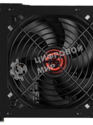 Блок питания Ginzzu CB650 12CM черный,24+4p,2 PCI-E(6+2), 4*SATA, 3*IDE,оплетка MB, кабель питания