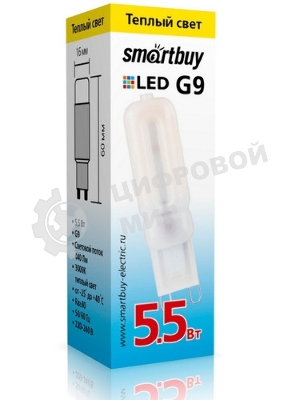 Светодиодная (LED) Лампа Smartbuy-G9-2W/3000/G9