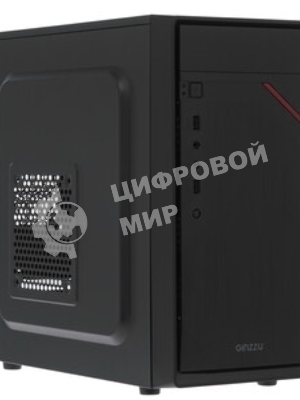 Компьютерный корпус Ginzzu D180 2хUSB 2.0,AU w/o PSU