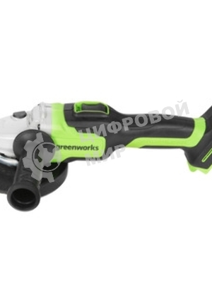 Угловая шлифовальная машина аккумуляторная GreenWorks GD24AG, 24V, бесщеточная без АКБ и ЗУ (3200207)