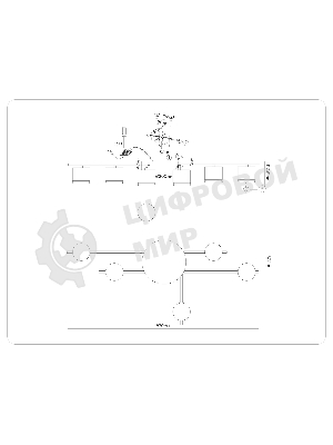 Потолочный светильник Ambrella light FL51756/6 BK/GD черный/золото GX53/6 max 12W 870*570*110