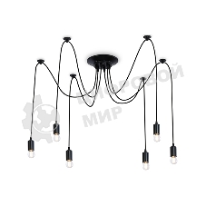 Светильник Ambrella light TR8178/6 BK черный E27 max 40W D630*910