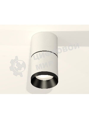 Светильник Ambrella Light XS7401181 SWH/PBK белый песок/черный полированный MR16 GU5.3 (C7401, A2071, C7401, N7031)
