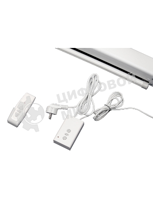 Экран 127x127см Motoscreen 1:1 настенно-потолочный рулонный белый (моторизованный)71'