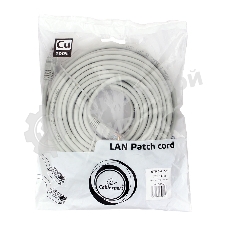 Патч-корд медный UTP Cablexpert PP10-15M cat.5e, 15м, литой, многожильный, серый