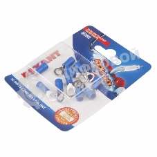 Наконечник кольцевой Rexant изолированный, ø5.3 мм, 1.5-2.5 мм², НКи 2.5-5/НКи2-5/RVS2-5, синий, в упак. 10 шт.