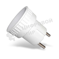 Адаптер-переходник без заземл. 6А 250В (еврослот) бел. UNIVersal А109