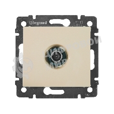 Телевизионная розетка Legrand Valena 774330, оконечная, крем, 10 дБ