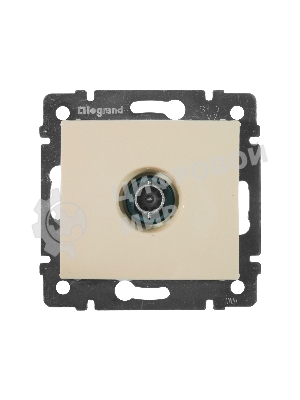 Телевизионная розетка Legrand Valena 774330, оконечная, крем, 10 дБ