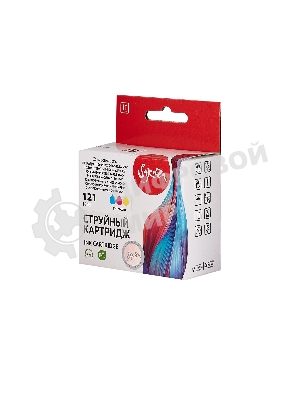 Картридж струйный Sakura CC643HE (№121 Tri-colour) для HP, триколор, 18 мл., 450 к.