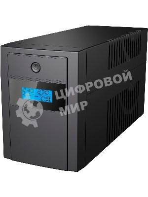 Источник бесперебойного питания Ippon Back Basic 1200 LCD Euro 720Вт 1200ВА черный