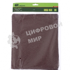 Шлифлист на тканевой основе Сибртех, P 80, 230 х 280 мм, 10 шт., влагостойкий