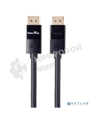 Кабель соединительный Telecom TCG755-3M DP-DP 1.4V 8K@60Hz 3м, медь