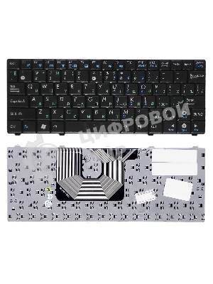 Клавиатура для ноутбука Asus Eee PC 900HA T91 T91MT 900SD Черная