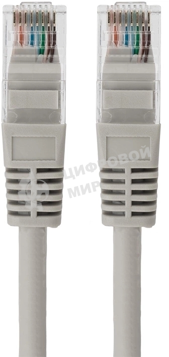 Пaтч-корд U/UTP Rexant, cat.5e, RJ45-RJ45, неэкранированный, LSZH серый, 3м