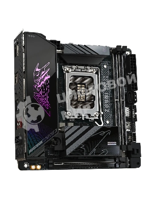 Материнская плата Gigabyte Z890I AORUS ULTRA, LGA 1851, Intel Z890, 2xDDR5, 2xSATA, 2xM.2, 1xPCIe 5.0 x16, 1xDP, 1xHDMI, 1xUSB-C, 1x Thunderbolt 4, 1x 2.5Gb LAN, 2xUSB-A 3.2 Gen 1, 3xUSB-A 3.2 Gen 2, 2x3.5 мм, TOSLINK, 7.1, 1xUSB4, Mini-ITX