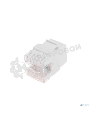 Модуль Keystone Rexant Jack RJ-45(8P8C), UTP неэкранированный, CAT 5e, тип 180 градусов, белый PRO