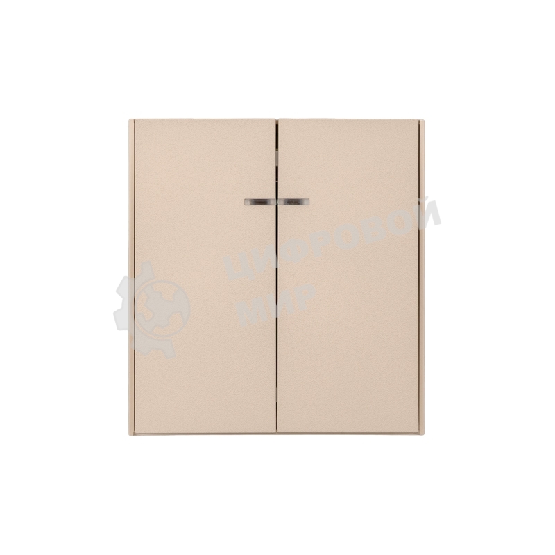 Выключатель KRANZ STRONG 2 кл проходной (переключатель) с подсветкой 10А с/у шелк