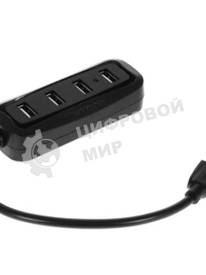 USB-концентратор Vention VAS-J43-B015, USB 2.0, USB 4 порта, USB