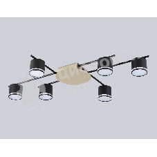 Потолочный светильник Ambrella light FL51756/6 BK/GD черный/золото GX53/6 max 12W 870*570*110