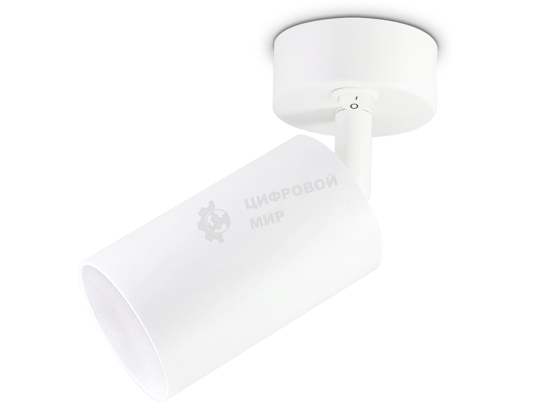 Накладной спот с выключателем Ambrella light TA126 WH белый GU10 max 12W D70*164*D55