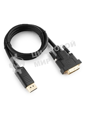 Кабель DisplayPort-DVI Gembird/Cablexpert 1м, 20M/19M, черный, экран, пакет