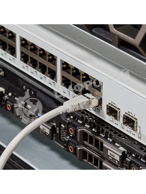 Пaтч-корд F/UTP, Rexant cat. 5e, RJ45-RJ45, экранированный, 24AWG, LSZH, серый, 2м