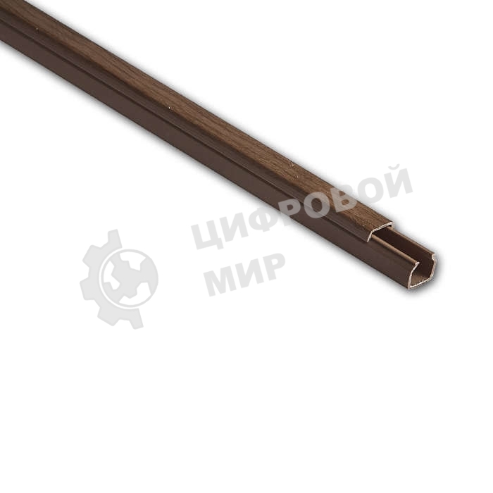 Кабель-канал 16х16 L2000 пластик дуб (темн. основа) Рувинил РКК-16х16-08М