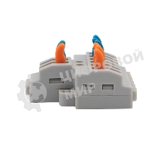 Клемма соединительная Rexant многоразовая быстрозажимная разветвительная, с монтажной площадкой (2х3) (50 шт./уп.)