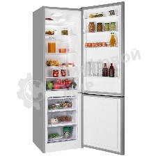 Холодильник Nordfrost NRB 134 S серебристый двухкамерный 238/100 л морозилка снизу, капельная система