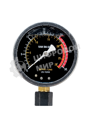 Пресс гидравлический с манометром Stels 20 т (комплект из 2 частей)