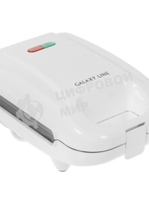 Вафельница Galaxy Line GL 2971, белый, со съемными пластинами, 750 Вт