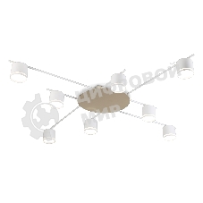 Потолочный светильник Ambrella light FL51759/8 WH/GD белый/золото GX53/8 max 12W 870*870*95