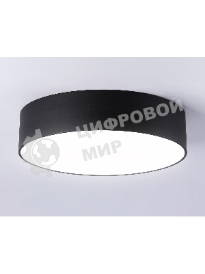 Потолочный светодиодный светильник Ambrella light FV5522 BK черный LED 26W 4200K D220*58 (Без ПДУ)