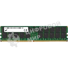 Оперативная память Micron DDR5 RDIMM 64Gb 2Rx4 6400 MHz ECC Registered MTC40F2046S1RC64BD2, 1 year, OEM