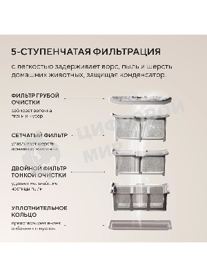 Сушильная машина Hyundai DFE8416 кл.энер.:A+ макс.загр.:8кг белый