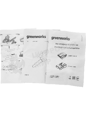 Цепная пила аккумуляторная GreenWorks GD24CS30K4, 24V, 30 см, бесщеточная, c АКБ 4 А·ч и ЗУ (2007007UB)