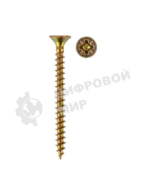 Саморез универсальный Kranz 3.5х40, желтый цинк, упаковка поставщика (12 000 шт.)