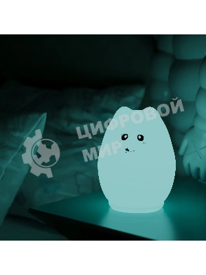 Ночник Gauss NN303 кошка белый