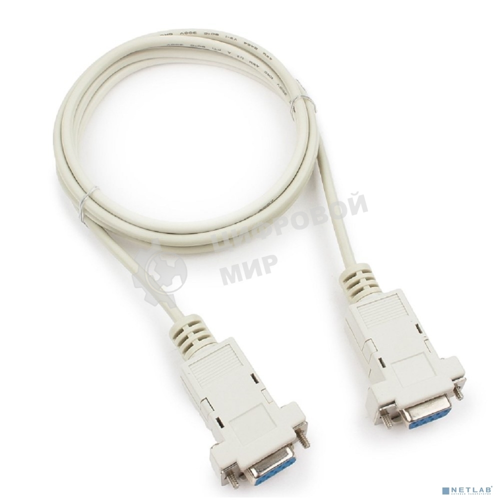 Кабель 0-модемный Cablerxpert CC-134-6-N, 9F/9F, 1.8м, пакет