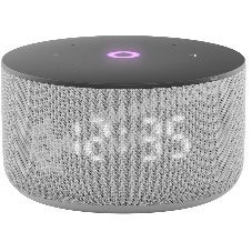 Умная колонка Яндекс Станция Мини 3, 12Вт, компактная, 1 динамик, часы, управление умным домом, Wi-Fi, Bluetooth 5.0, Алиса, серый